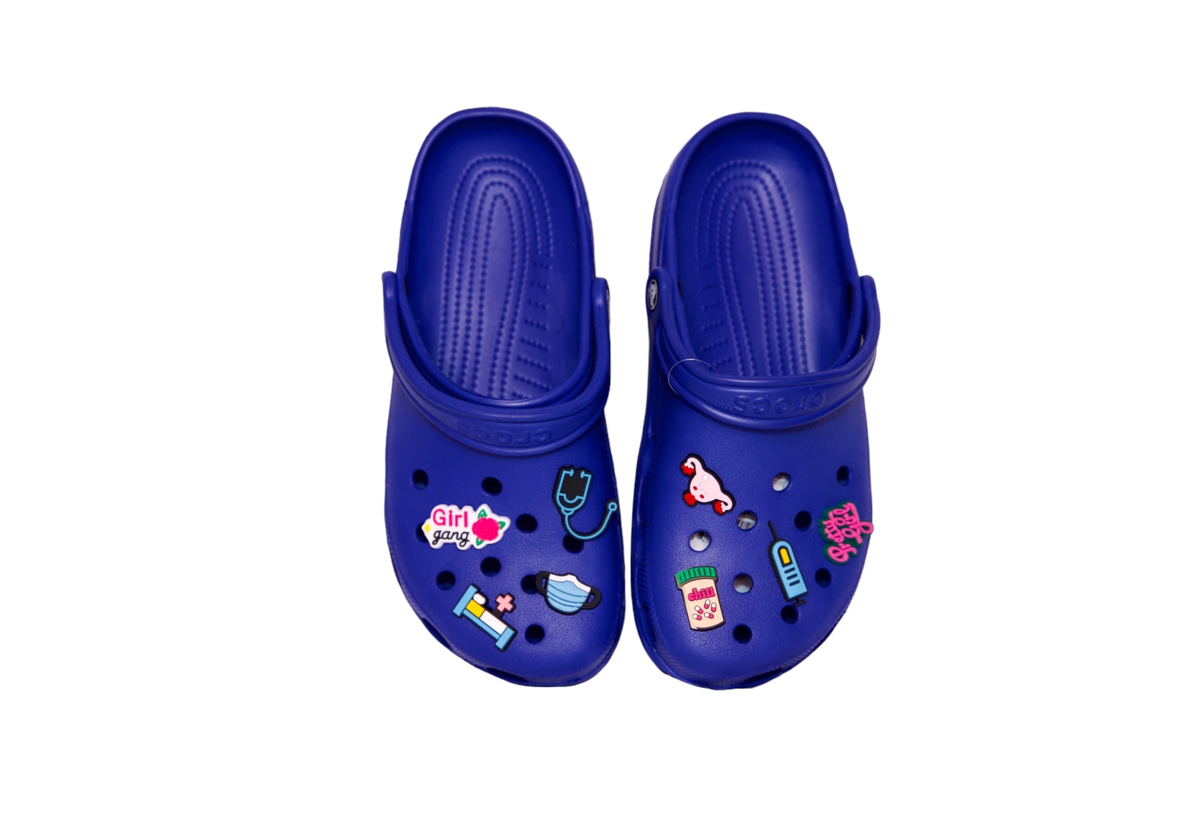 Royal Blue Crocs 7